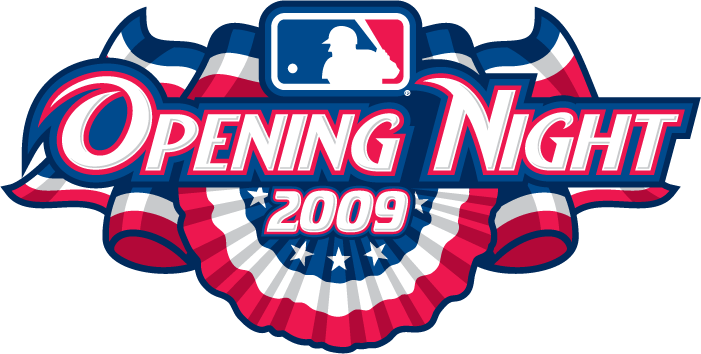 MLB Opening Day 2009 Special Event Logo v2 DIY iron on transfer (heat transfer)